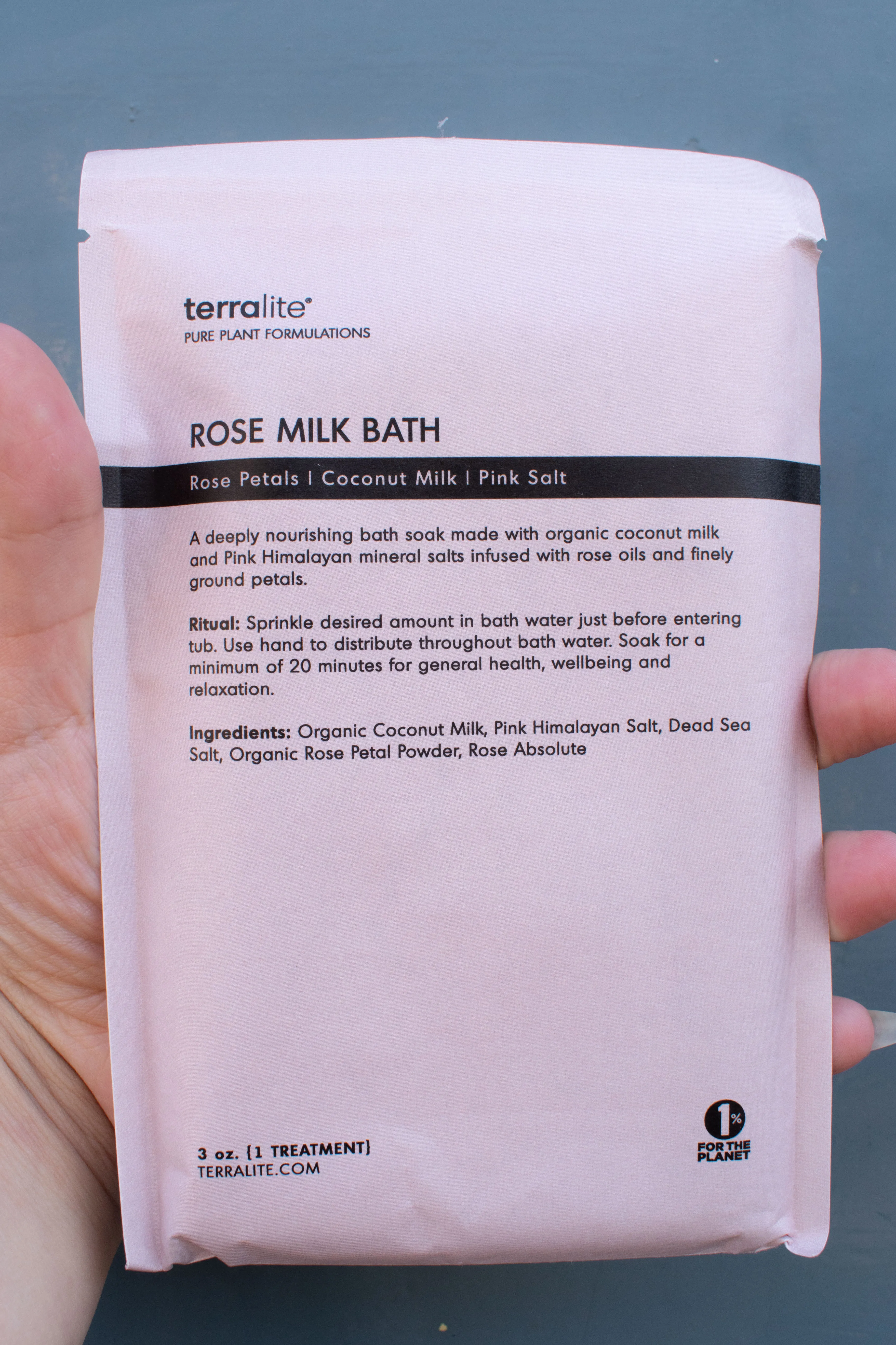 Terralite Rose Cloud Milk Bath Soak