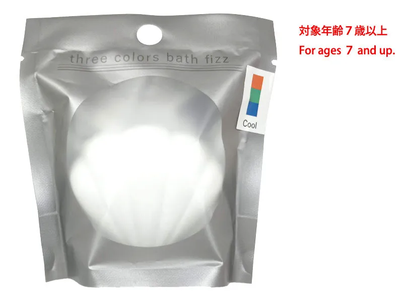 Three Color Bath Fizz Shell Cool Color