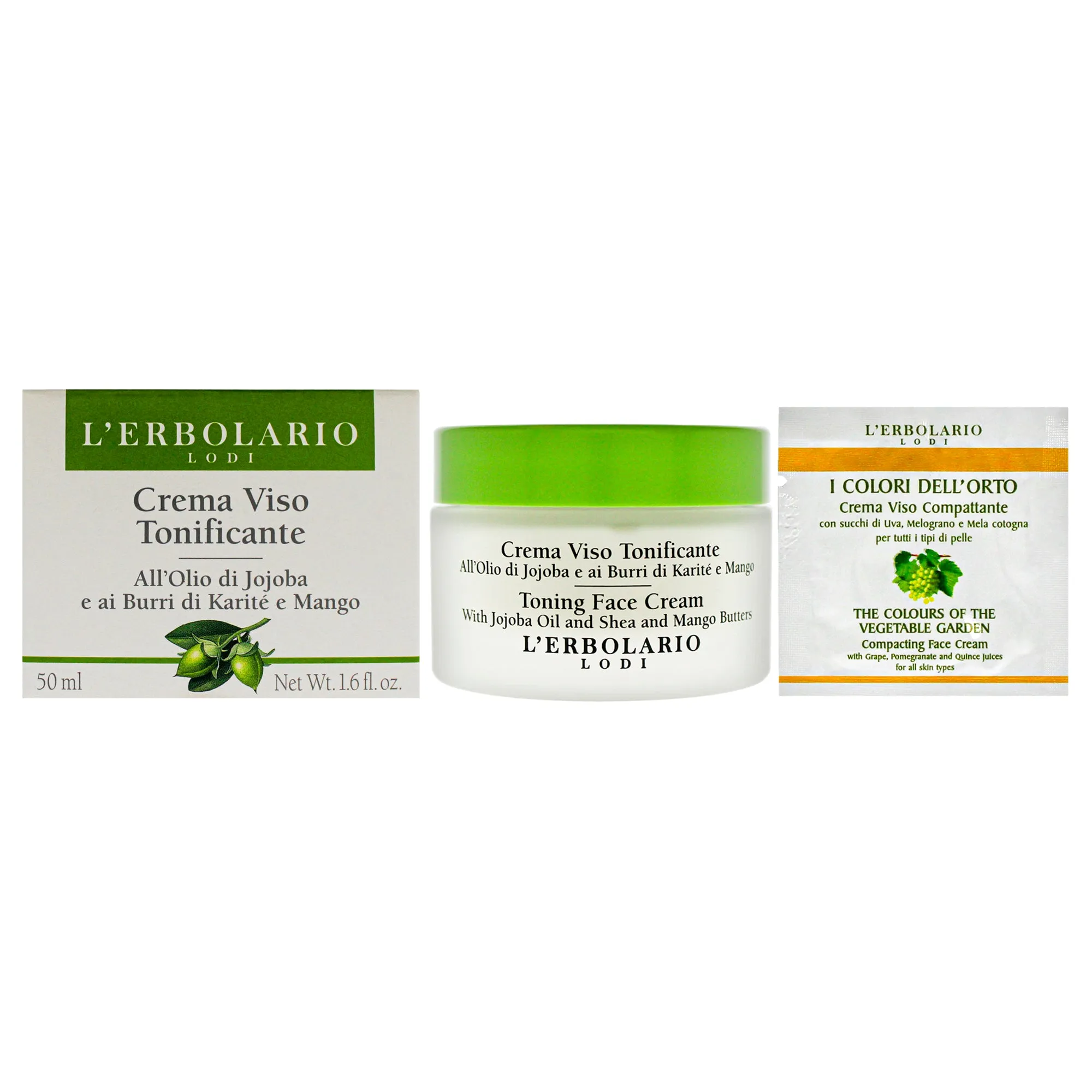 Toning Face Cream by LErbolario for Unisex - 1.6 oz Cream