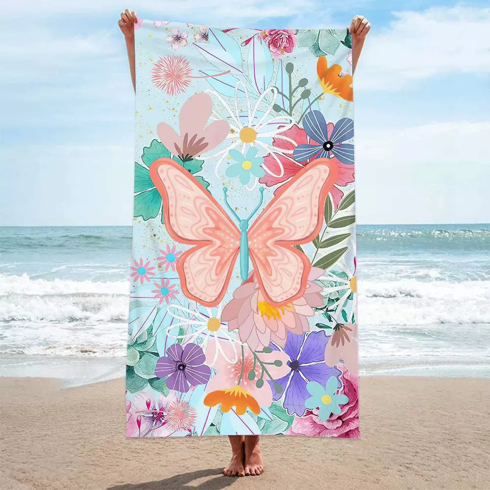 Tropical Bliss - Microfiber Big Beach Towel