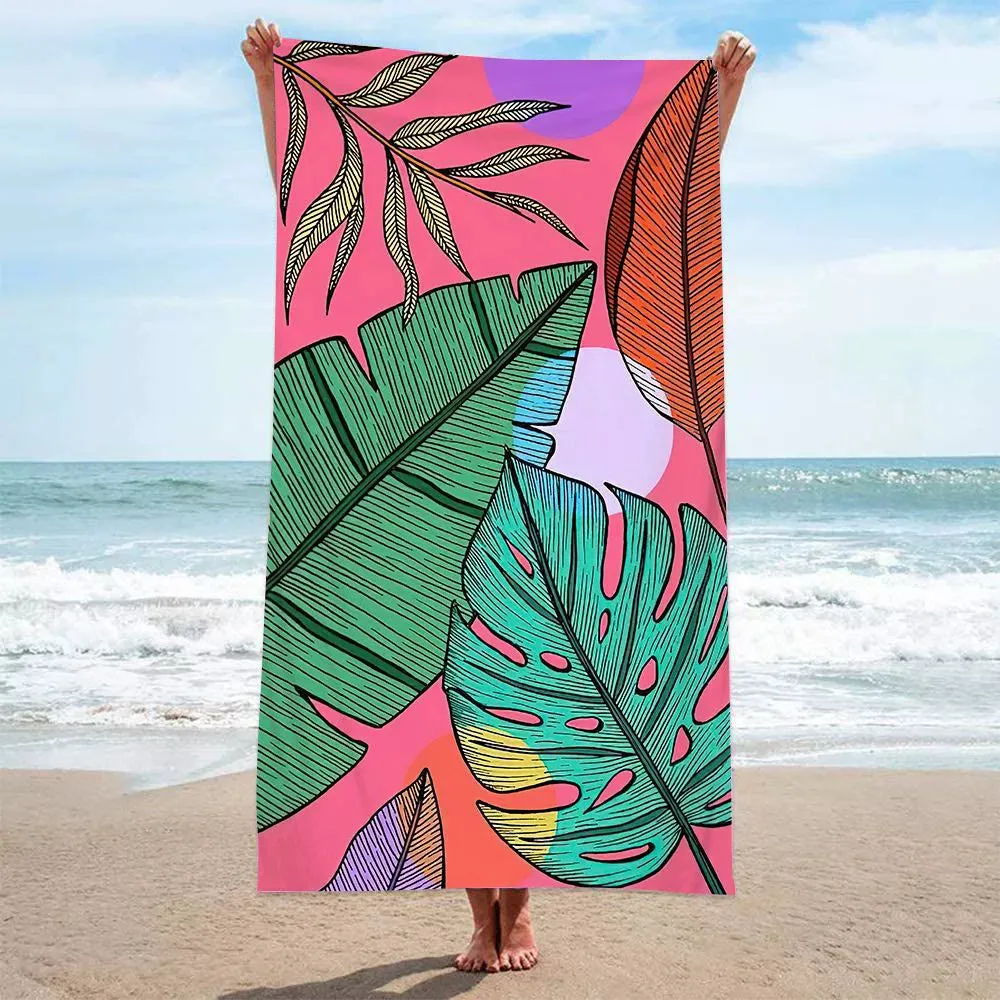 Tropical Bliss - Microfiber Big Beach Towel