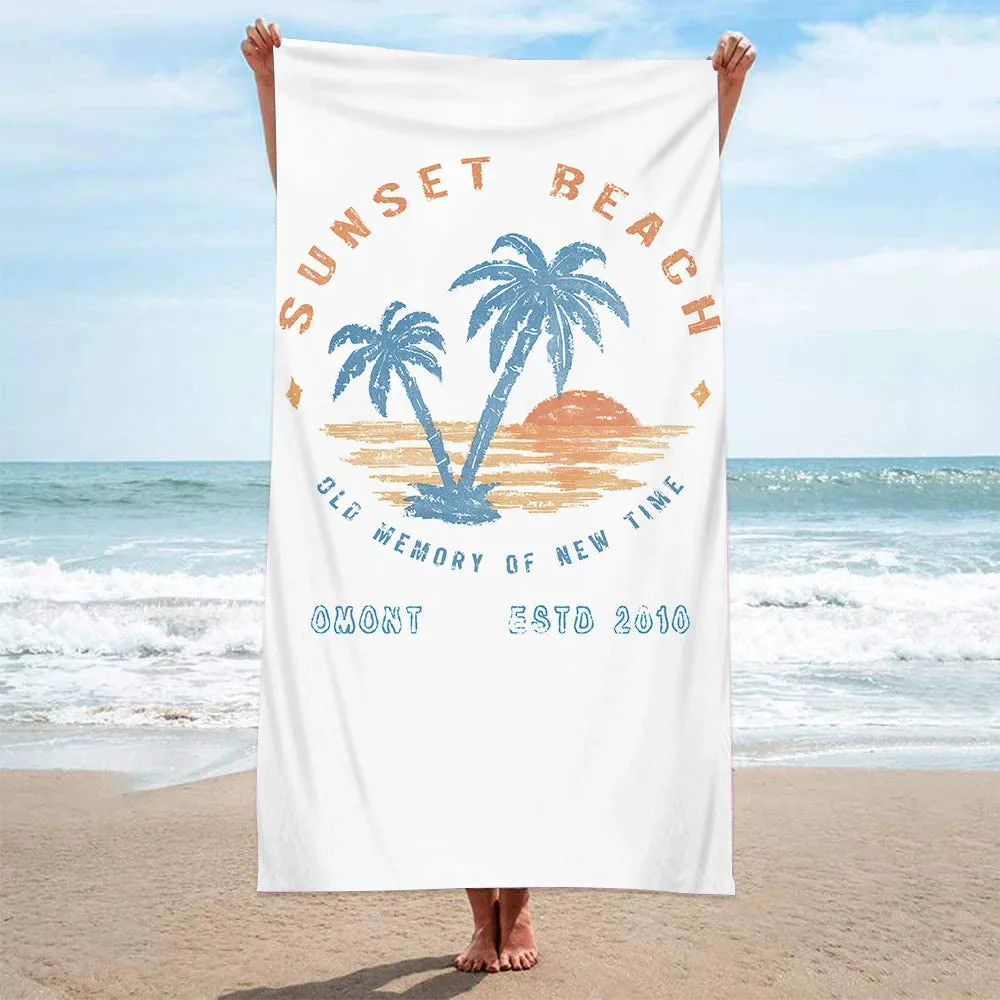 Tropical Bliss - Microfiber Big Beach Towel