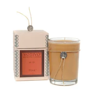 Votivo Teak Aromatic Candle