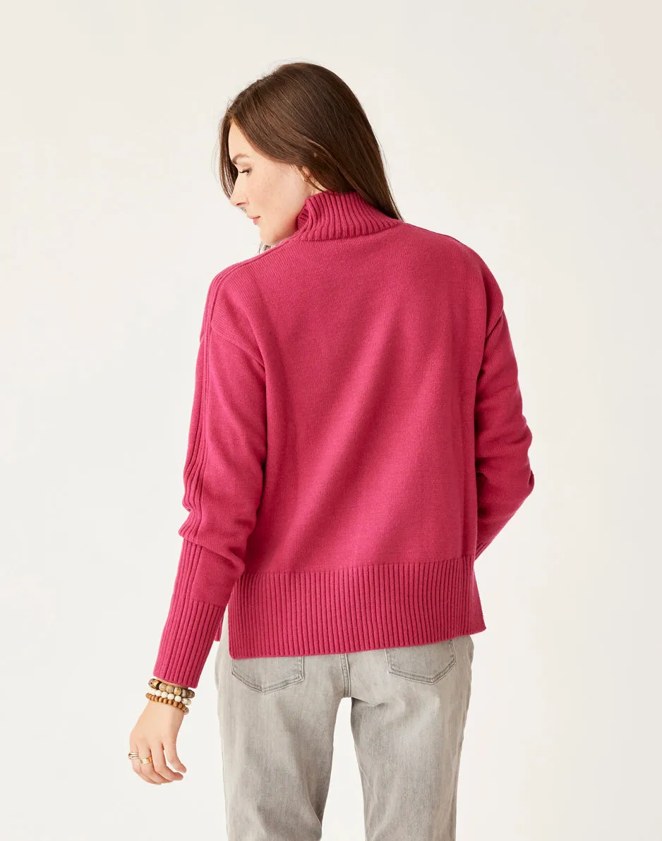 Woodward Sweater: Raspberry